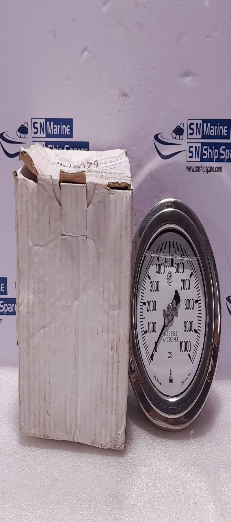 McDaniel Controls 0-10000 PSI ½” NPT Pressure Gauge NOV Varco 4010079