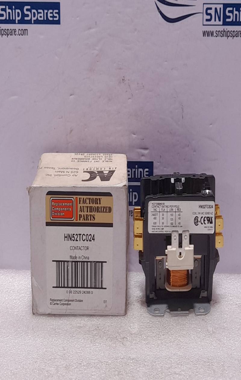 Carrier HN52TC024 Contactor 24VAC 50/60Hz HCCY2XQ02AG103 Parker HN52TC024 