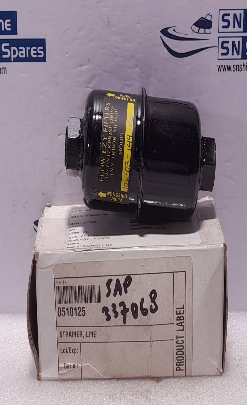 Flow Ezy Filters 10L-03-149-CS NOV 0510125 Strainer Line