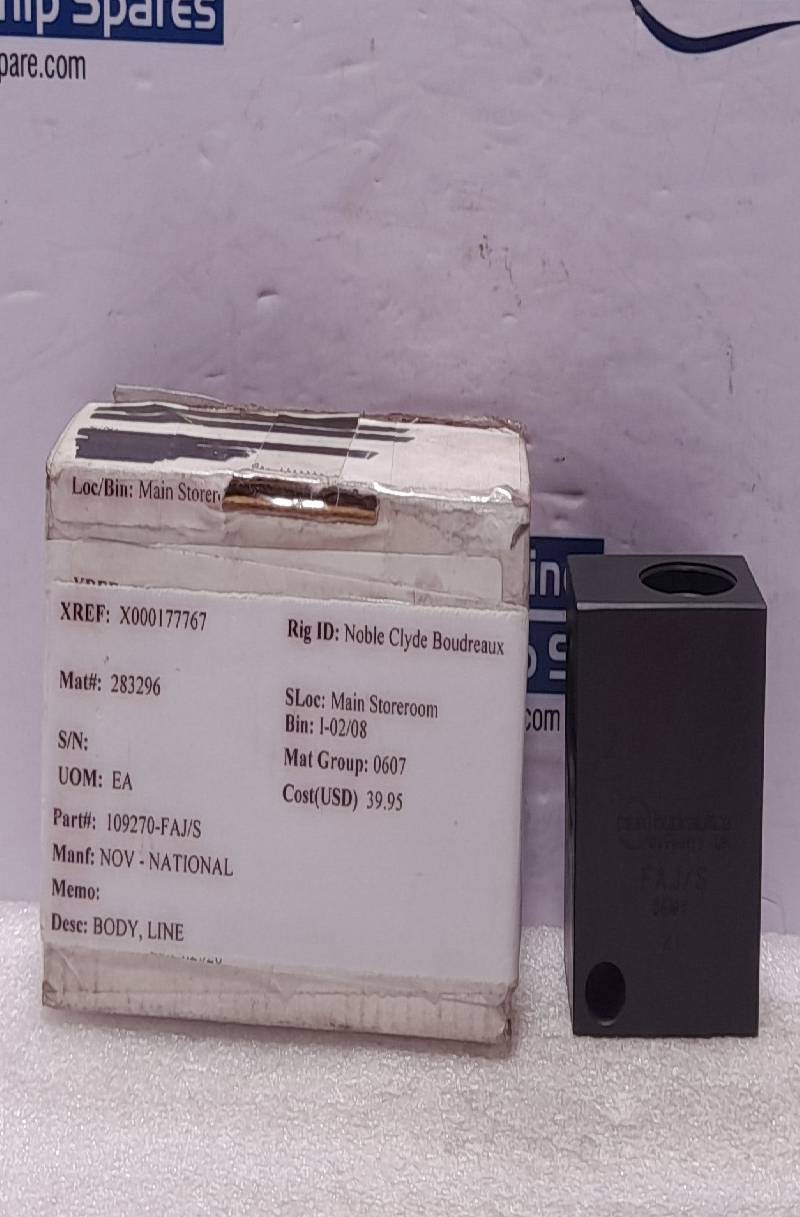 Sun Hydraulics FAJ/S Body Line Nov 109270-FAJ/S