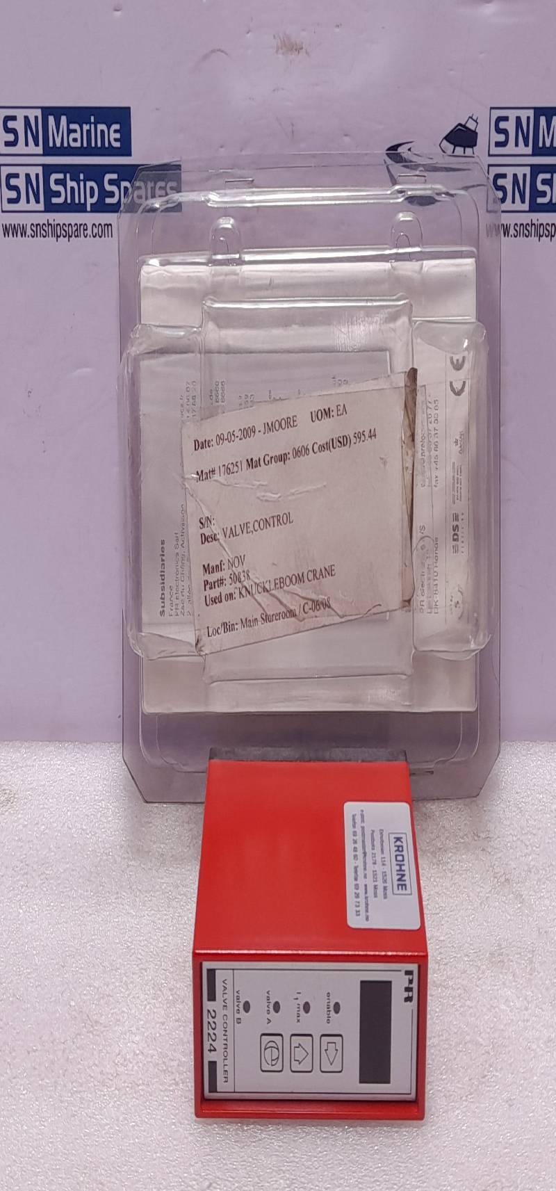 PR Electronics 2224 Valve Controller 2224_2B 24VDC NOV 50838 Control Valve