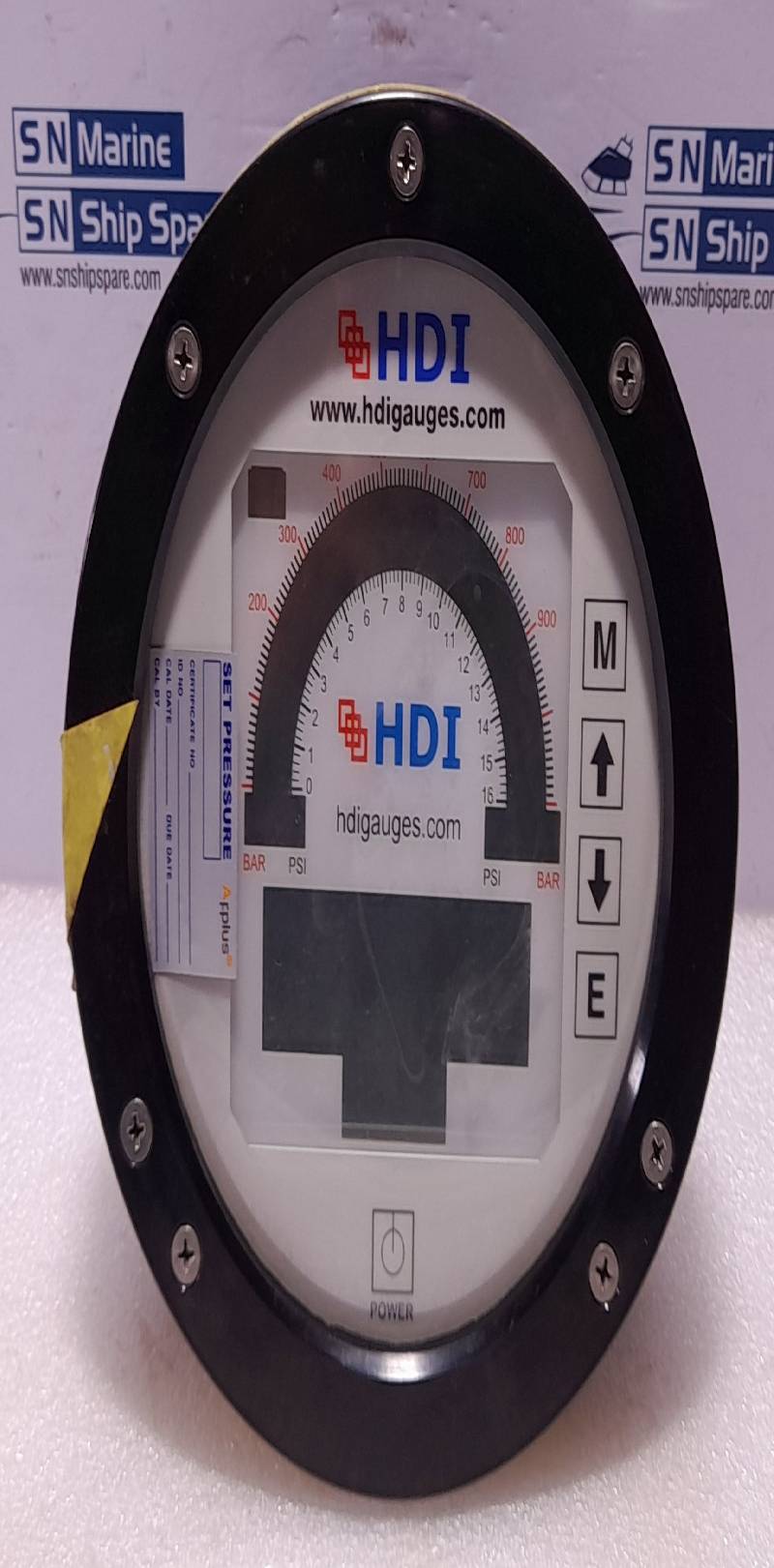 HDI 20S7A000000000AA Pressure Gauge 0-16 kPSI 0-1100 Bar
