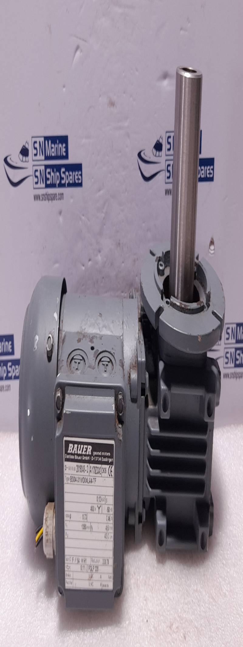 Bauer BS04-31V/D04LA4-TF Gear Motor 3~Mot M 2019048-2 A/170Z3342