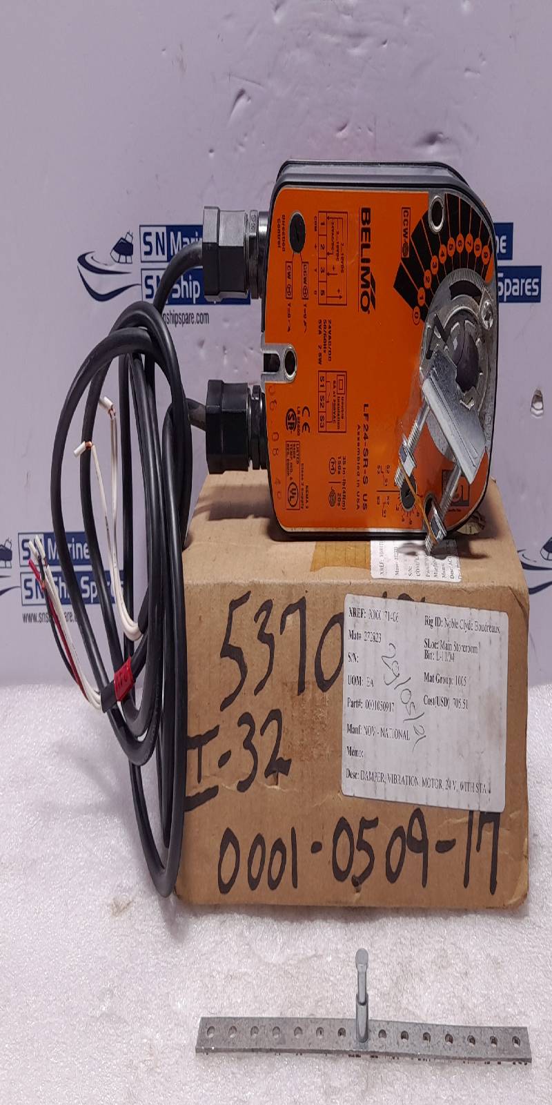 Belimo LF24-SR-S US Fail Safe Actuators 24VACDC 5060Hz 5VA 2.5W