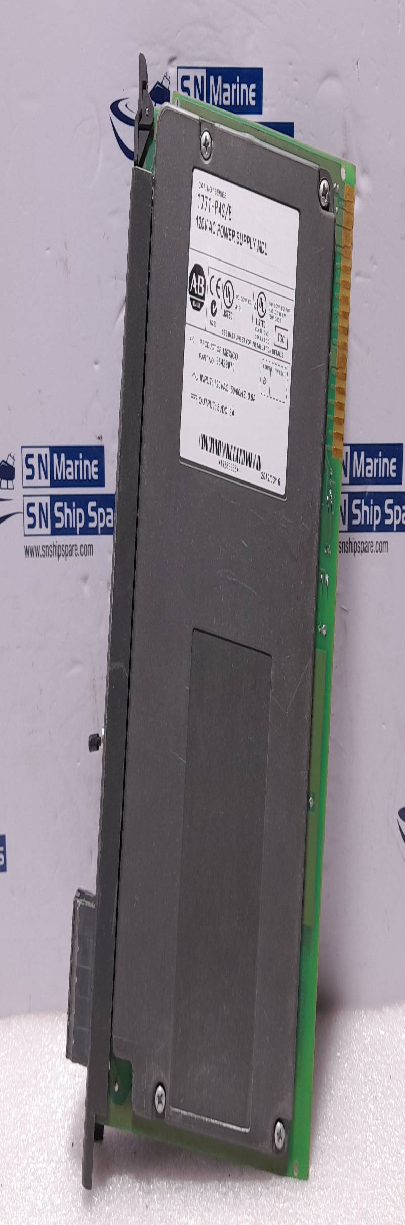 Allen Bradley 1771-P4S Ser B 120VAC Power Supply MDL 96420071