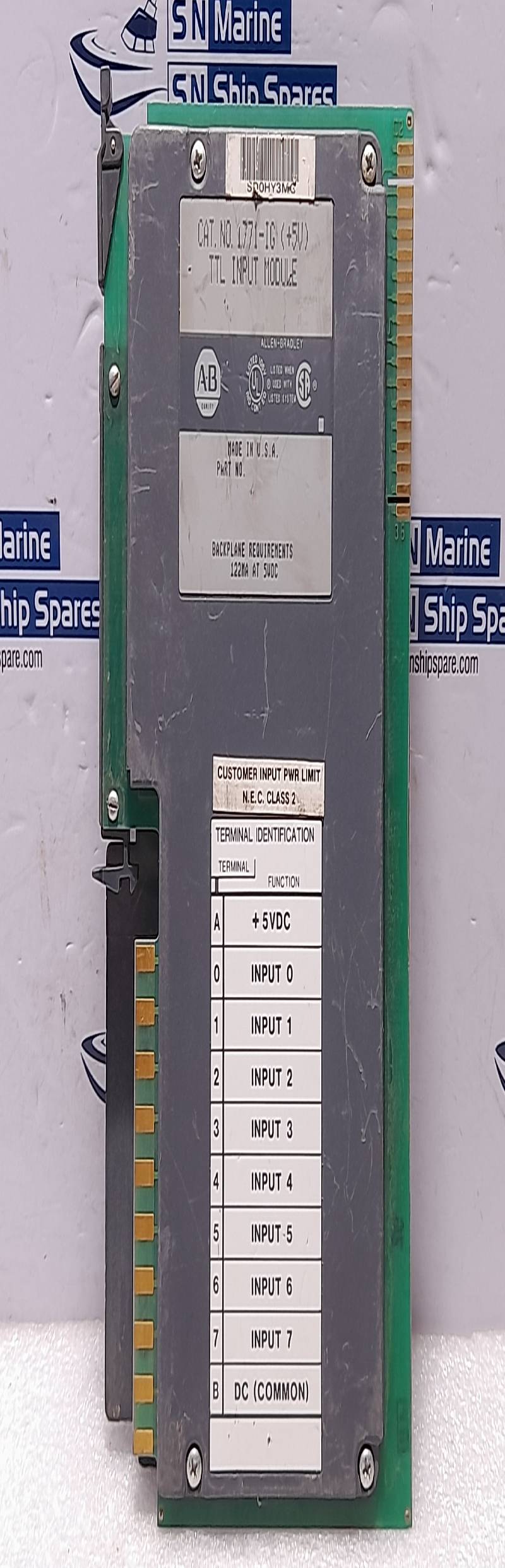 Allen Bradley 1771-IG (+5V) TTL Input Module