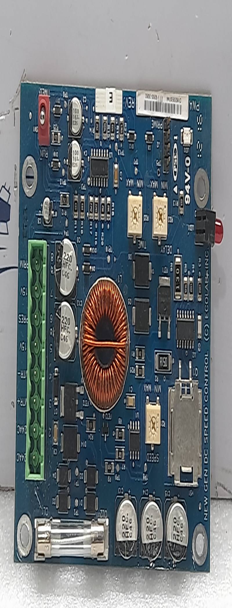 Ecolab PWA 9200-2060 Rev E New Gen DC Speed Control PCB PWB 9200-2061 Rev C