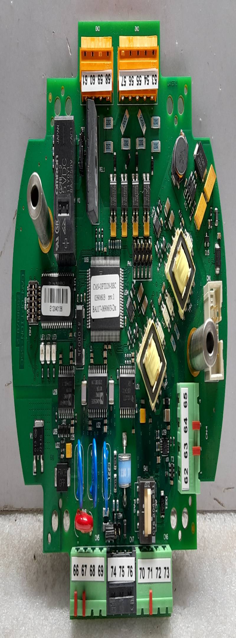 Honeywell 2558978-2 PCB CAN-OPTION-SSC 0390603 Rev 1 BA117-0690603-Dx
