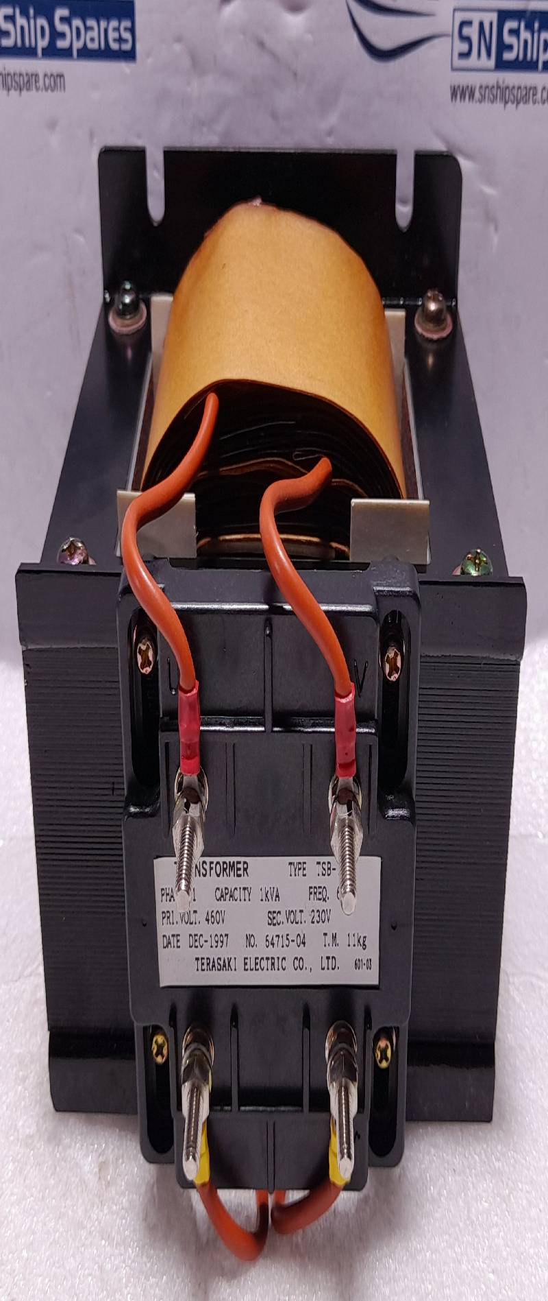 Terasaki Electric TSB-100L Current Transformer PHASE1 1kVA Freq 60Hz 460V 230V