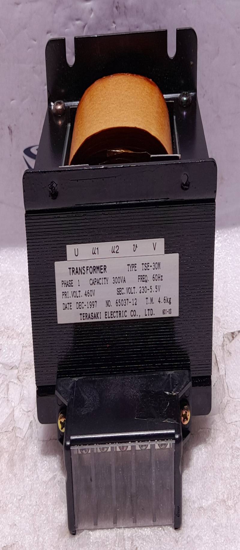 Terasaki Electric TSE-30M Transformer PHASE1 300VA Freq 60Hz 460V/230-5.5V