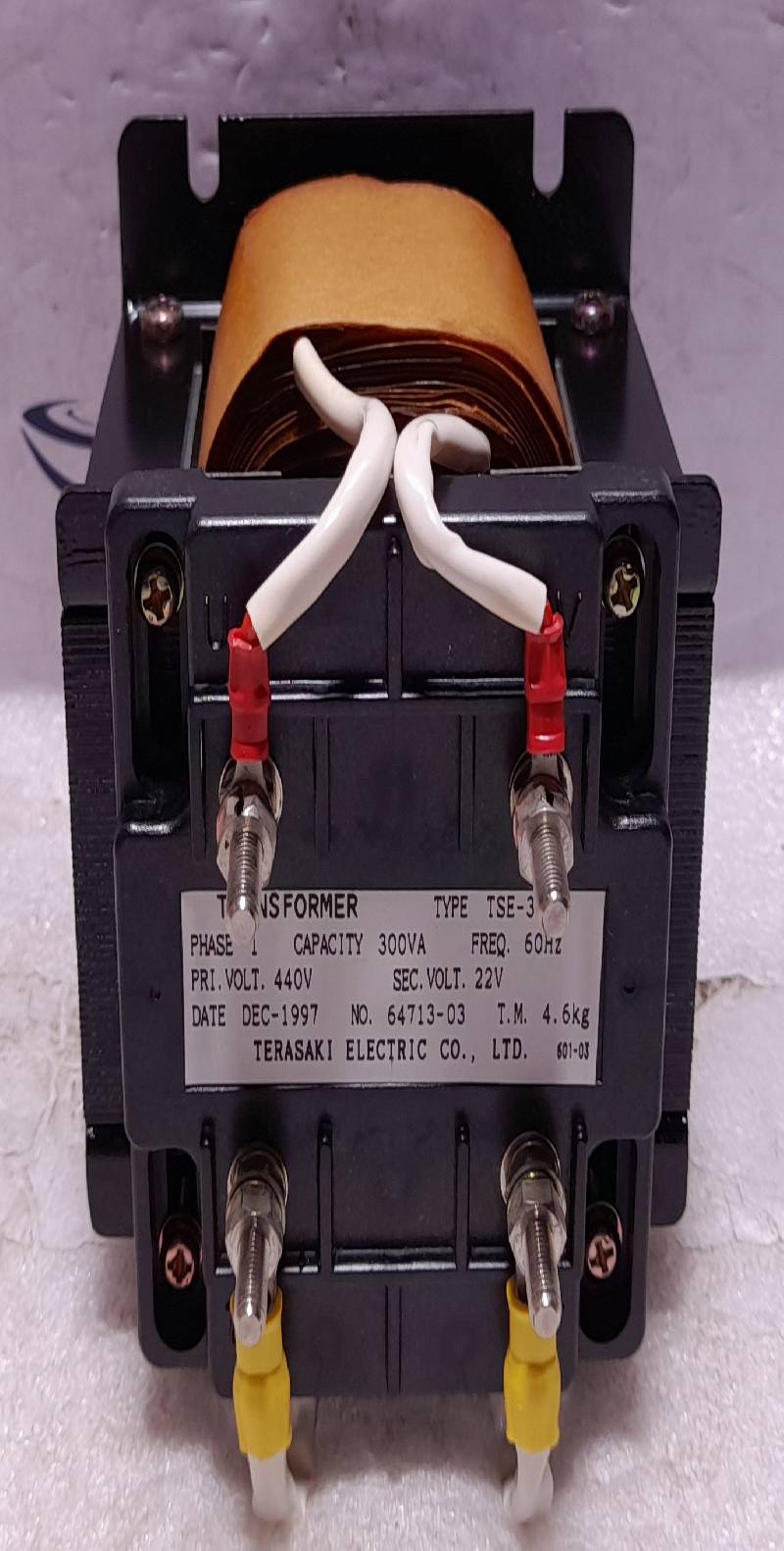 Terasaki Electric TSE-30L Transformer PHASE1 300VA Freq 60Hz 440V-22V
