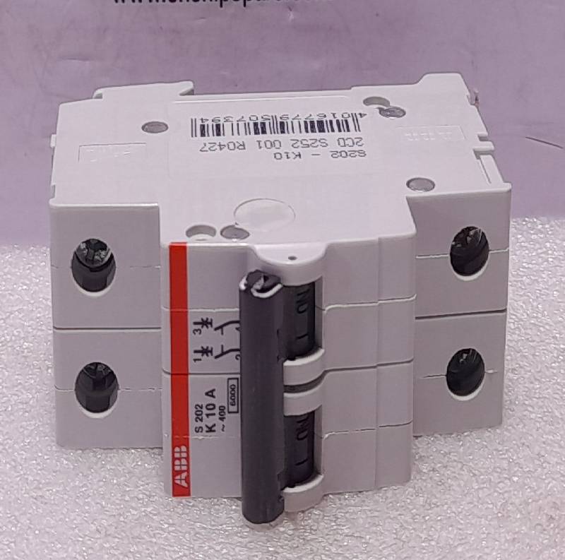 ABB S202-K10 Miniature Circuit Breaker 10A Current 2CD S252 001 R0427