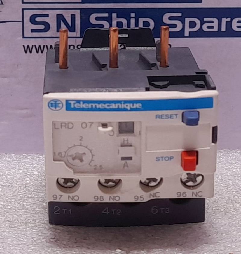 Telemecanique LRD07 Thermal Overload Relay 1.6-2.5A Konecranes 901LRD07