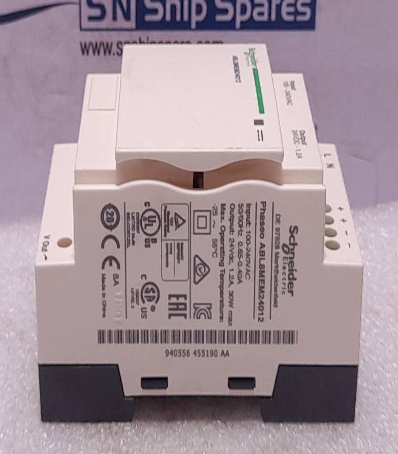 Schneider Electric ABL8MEM24012 Modular Power Supply 24Vdc 100-240Vac 1.2A