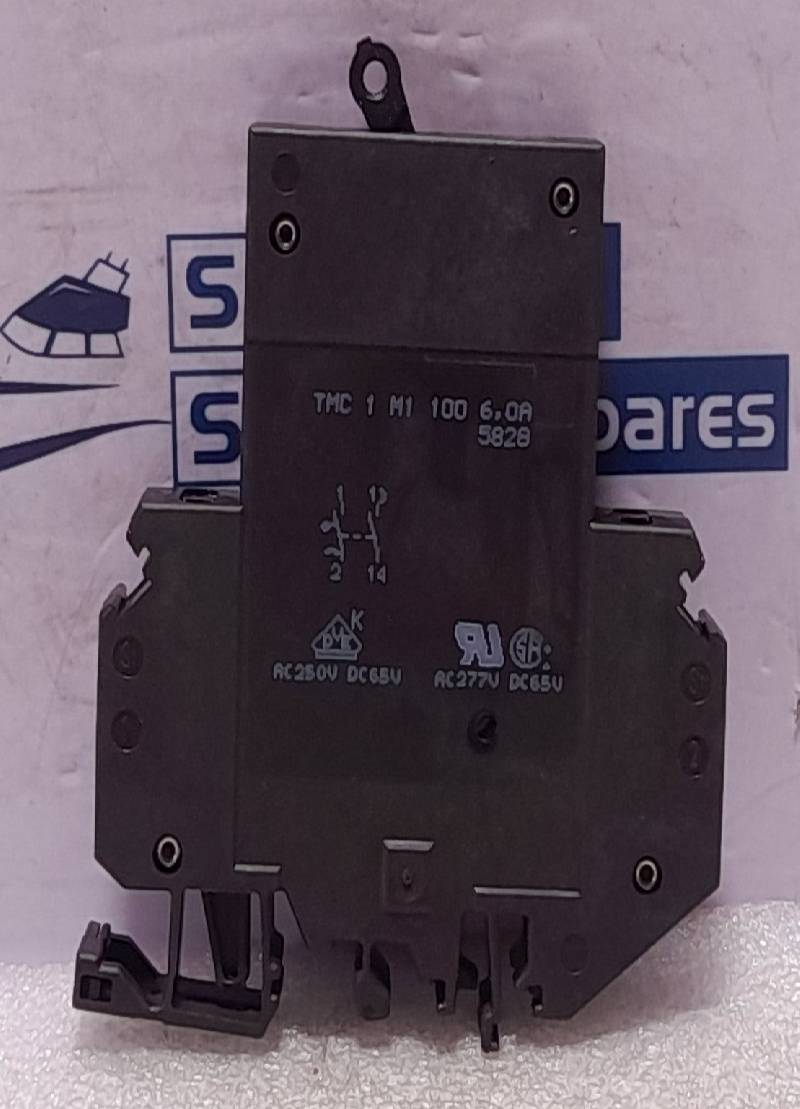 Phoenix Contact TMC Circuit Breaker 250VAC 65VDC 6A NOV 20014752 2PCs In Lot