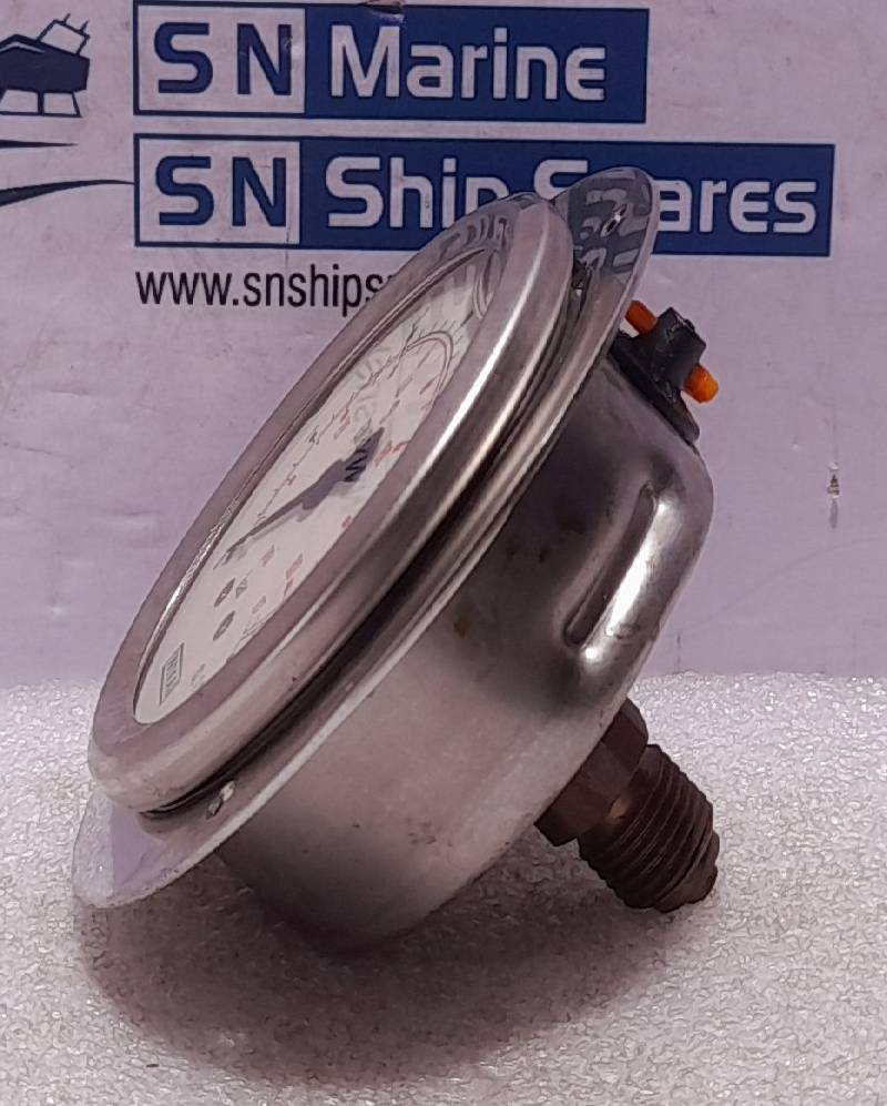 Wika Pressure Gauge 0-100Psi 0-6Bar Hamwrothy HCD1257/41864A