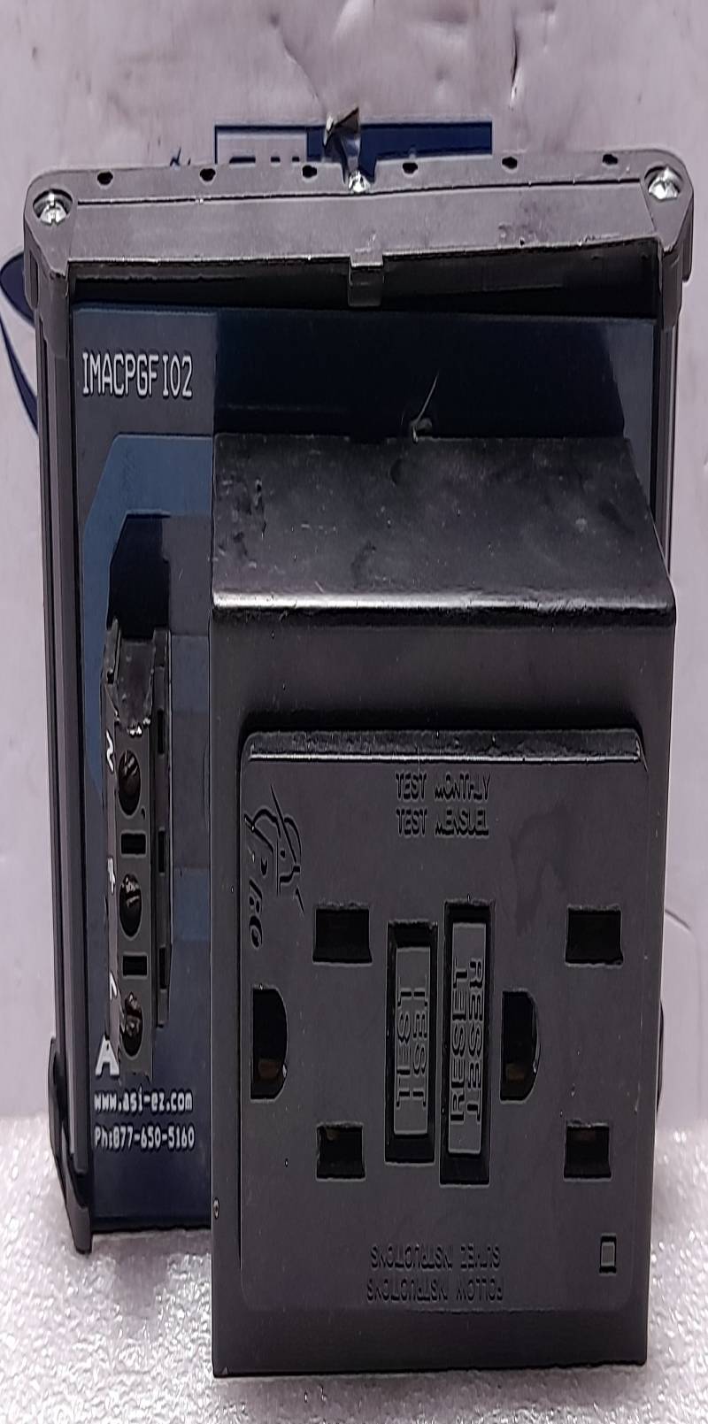 ASI IMACPGF I02 Din Rail GFCI Outlet Interface Module