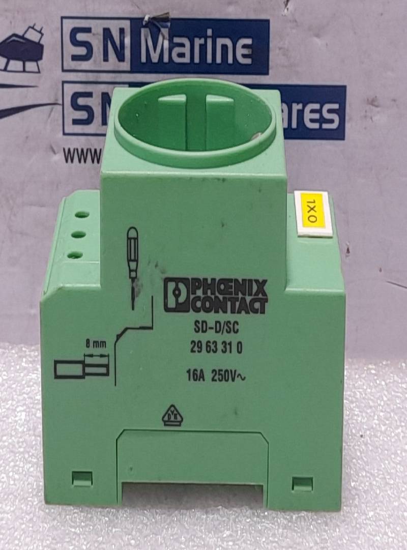 Phoenix Contact 29 63 31 0 Control Cabinet Socket SD-D/SC 16A 250V~ 3PCs In Lot