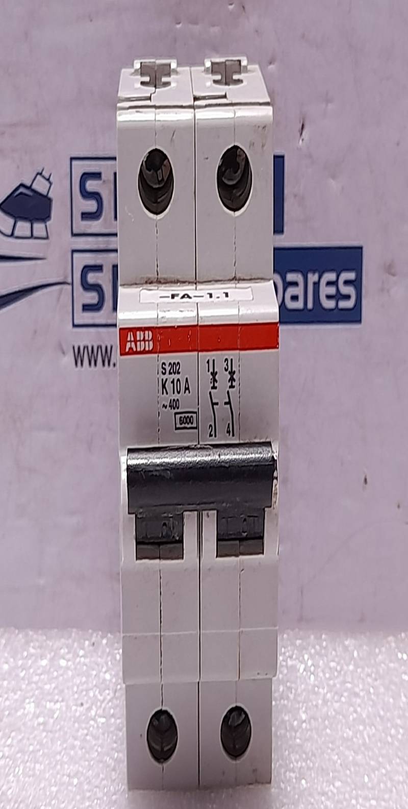 ABB S202-K10 Miniature Circuit Breaker 2Pole K10A~400 3PCs In Lot
