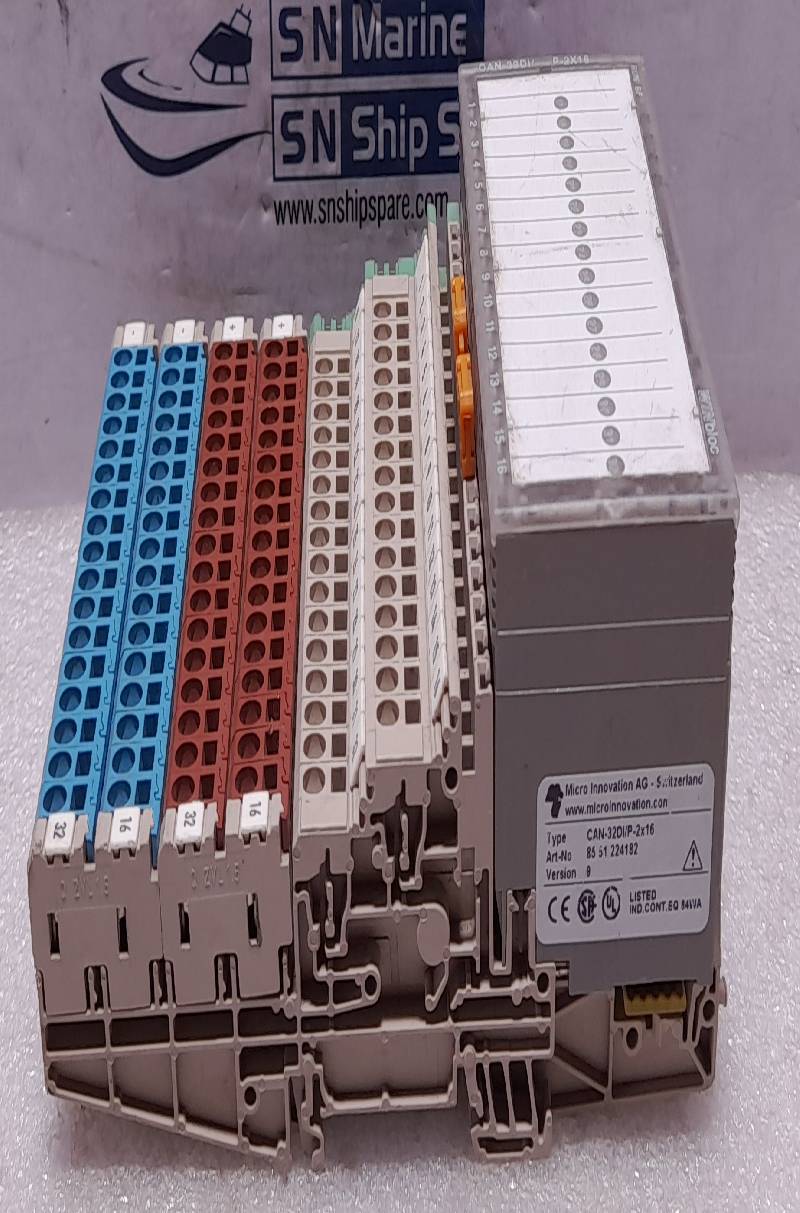 Micro Innovation AG CAN-32DI/P-2x16 Interface Module 85 61 224182 Version: 9
