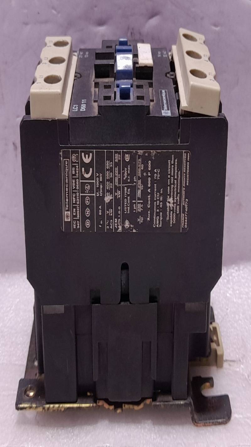 Telemecanique LC1 D50 11 Magnetic Contactor AC220230V 50Hz AC220240V 60Hz