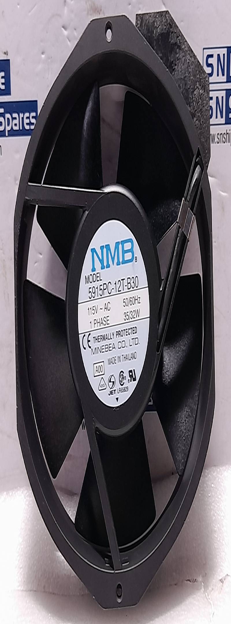 Minebea NMB 5915PC-12T-B30 Cooling Fan 115V~AC 1PHASE 3532W 5060Hz