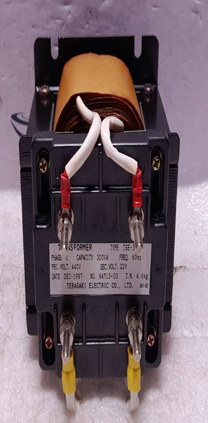 Terasaki Electric TSE-30L Transformer PHASE1 300VA Freq 60Hz 440V-22V