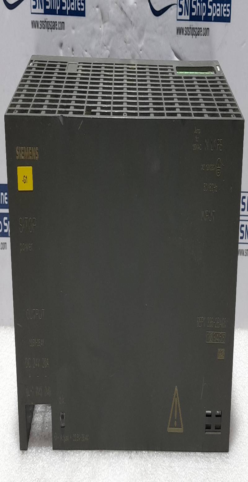 Siemens 6EP1336-2BA00 Stop Power Supply 20 1PH 120/230V 50/60 Hz