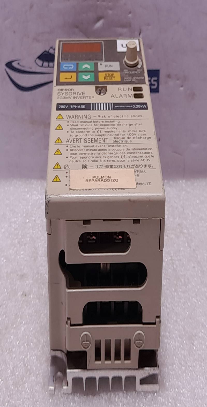 Omron 3G3MV-AB002 Frequency Inverter 200-240V 50/60Hz SYSDRIVE 3G3MV