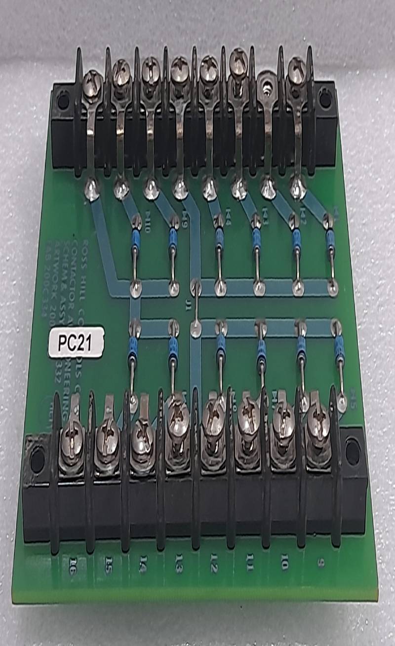 ROSS HILL CONTROLLER CONTACTOR AUCTIONEERING SCHEM & ASSY 200C332