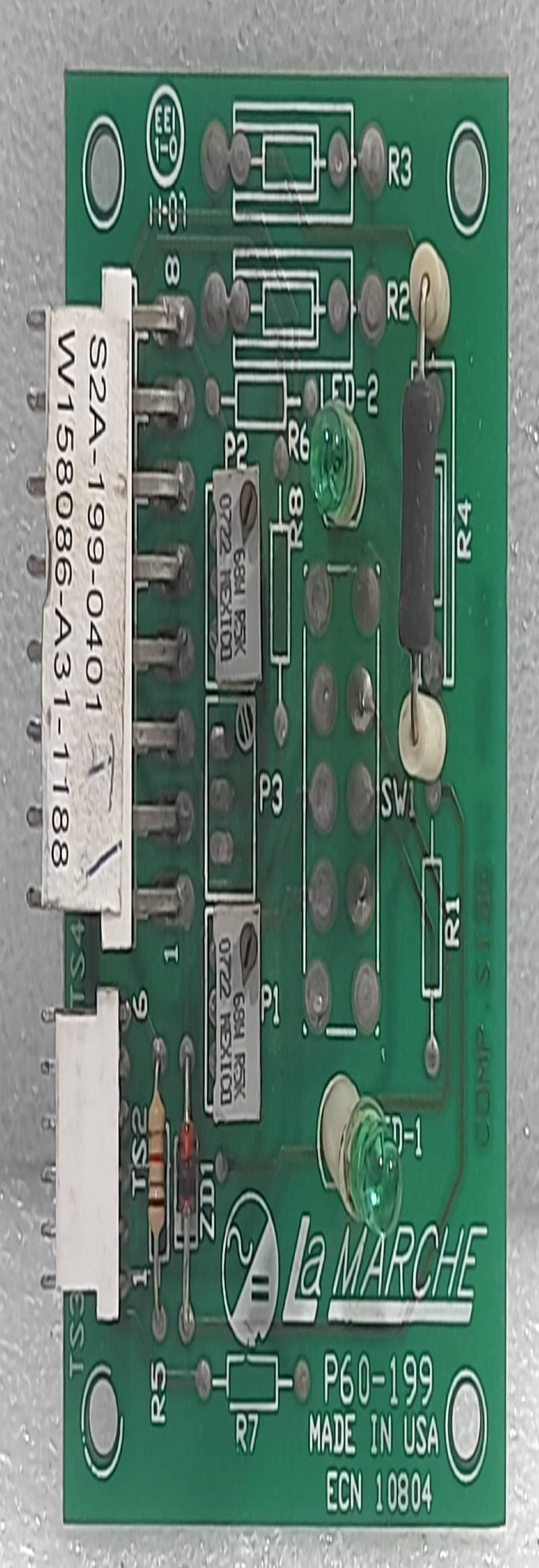 LA MARCHE P60-199 Printed Circuit Board S2A-199-0401
