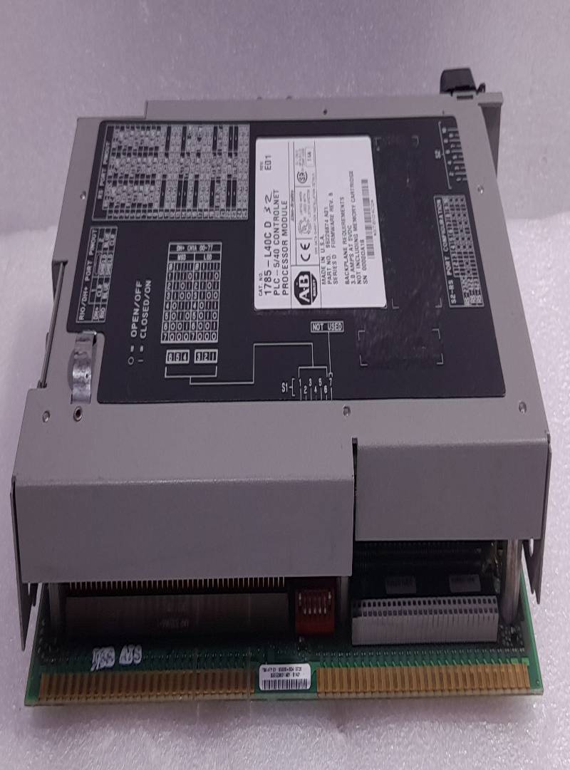 Allen Bradley 1785-L40C D PLC-5/40 CONTROLNET PROCESSOR MODULE REV E01