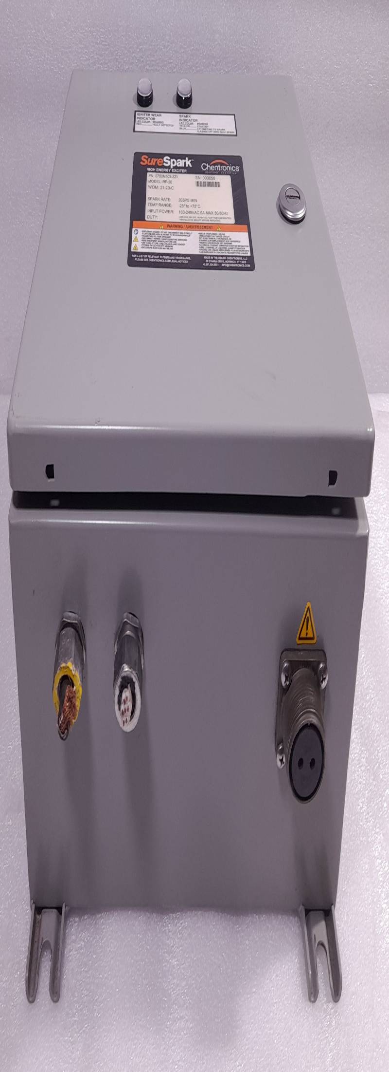 CHENTRONICS SURESPARK 0700M502-ZZI HIGH ENERGY EXCITER MODEL: RF-20