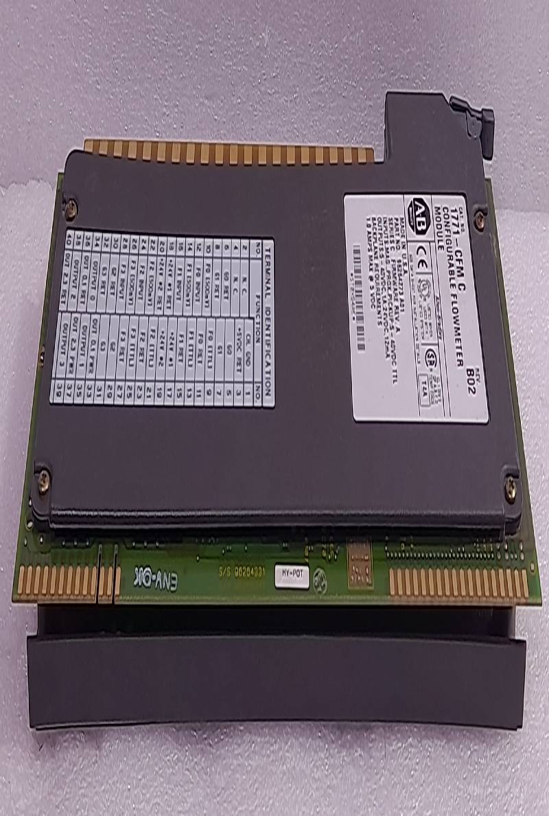 Allen Bradley 1771-CFM C Configurable Flowmeter Module Rev B02 96264273 A01