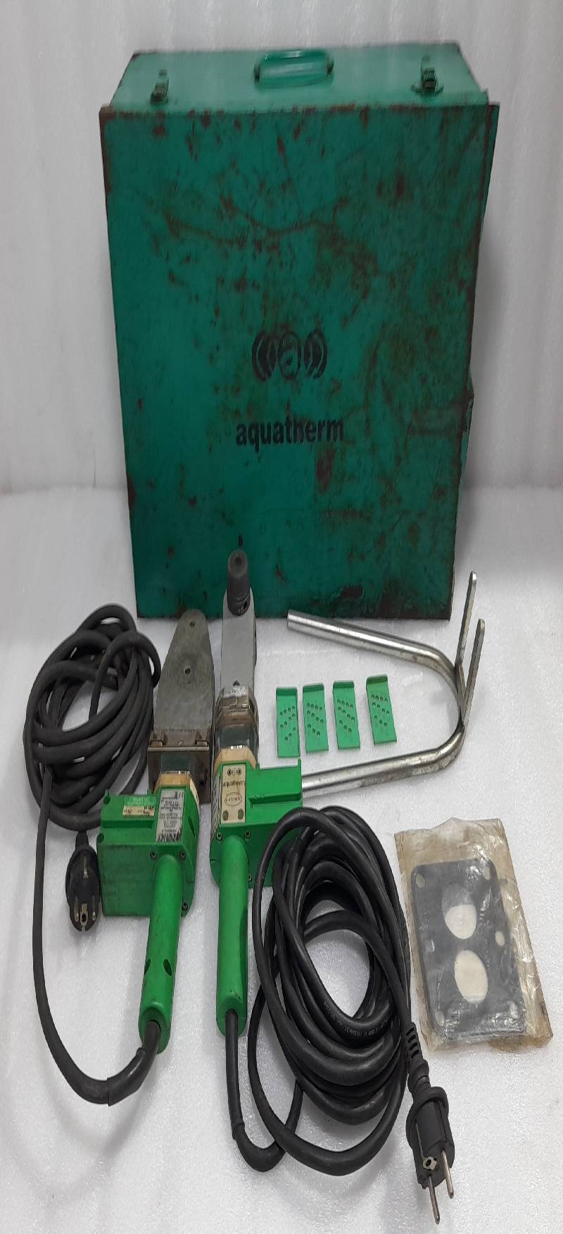 AQUATHERM AQ 63 TFE & AQ 32 TFE Held Pipe Butt Fusion Welder 220-230V 50/60Hz