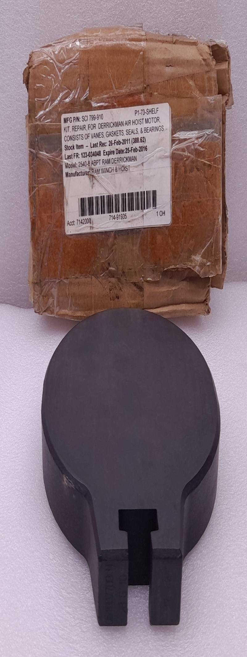 051997709 H Mud Gate Valve Ram Winch Hoist SCI 799-910