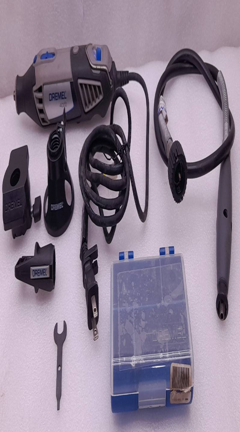 Dremel 4000 Variable Speed Rotary Tool Kit 120V~60Hz 1.6A n0 5000-35000min