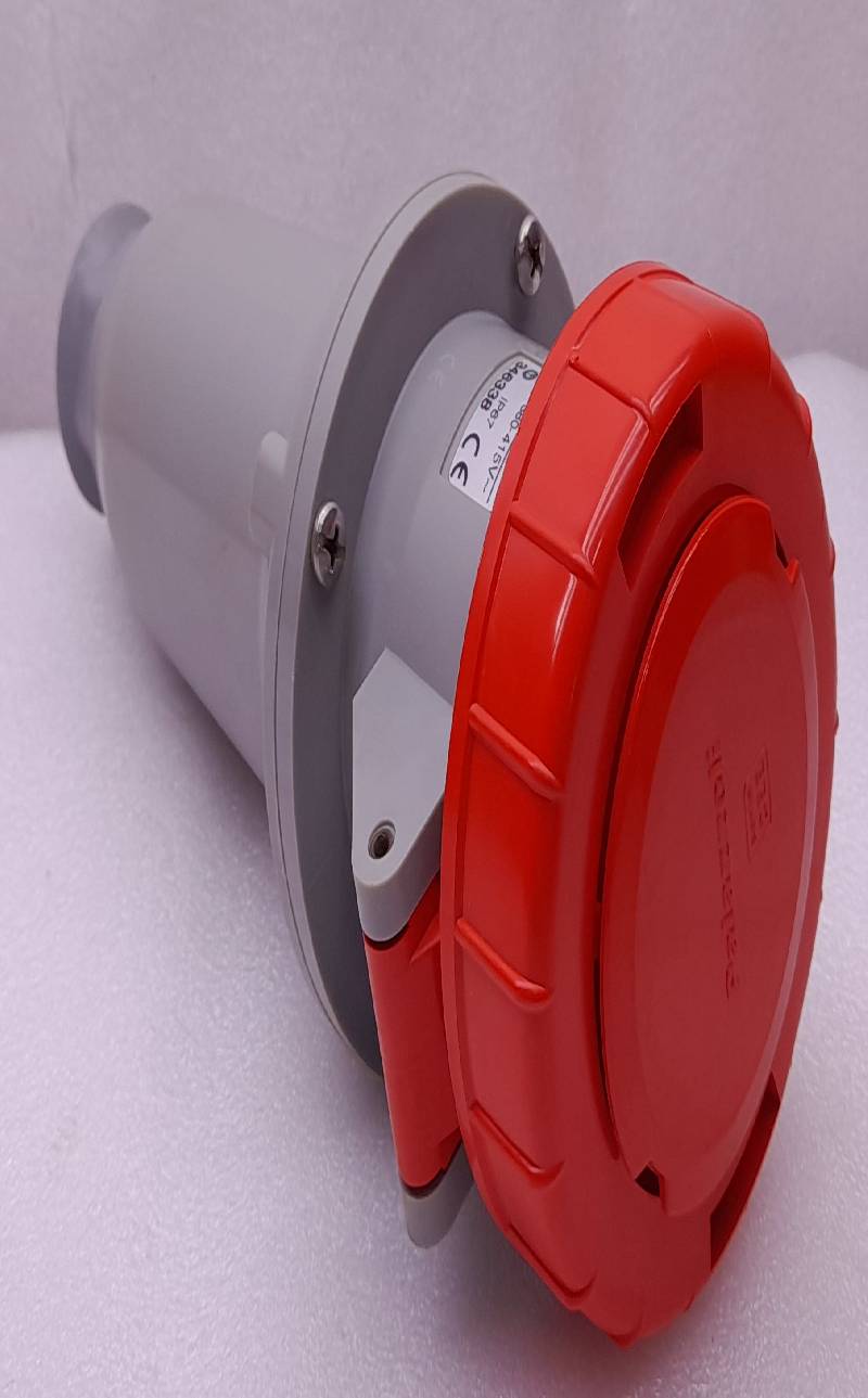 Palazzoli 346338 Movable Straight Watertight Socket 63A 6h 380-415V~