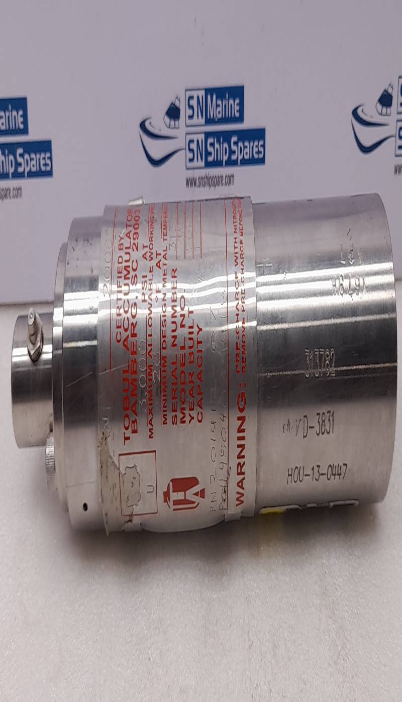 TOBUL ACCUMULATOR 3AT30-1-9594 Piston 201912-07 3000PSI Capacity 1Pint