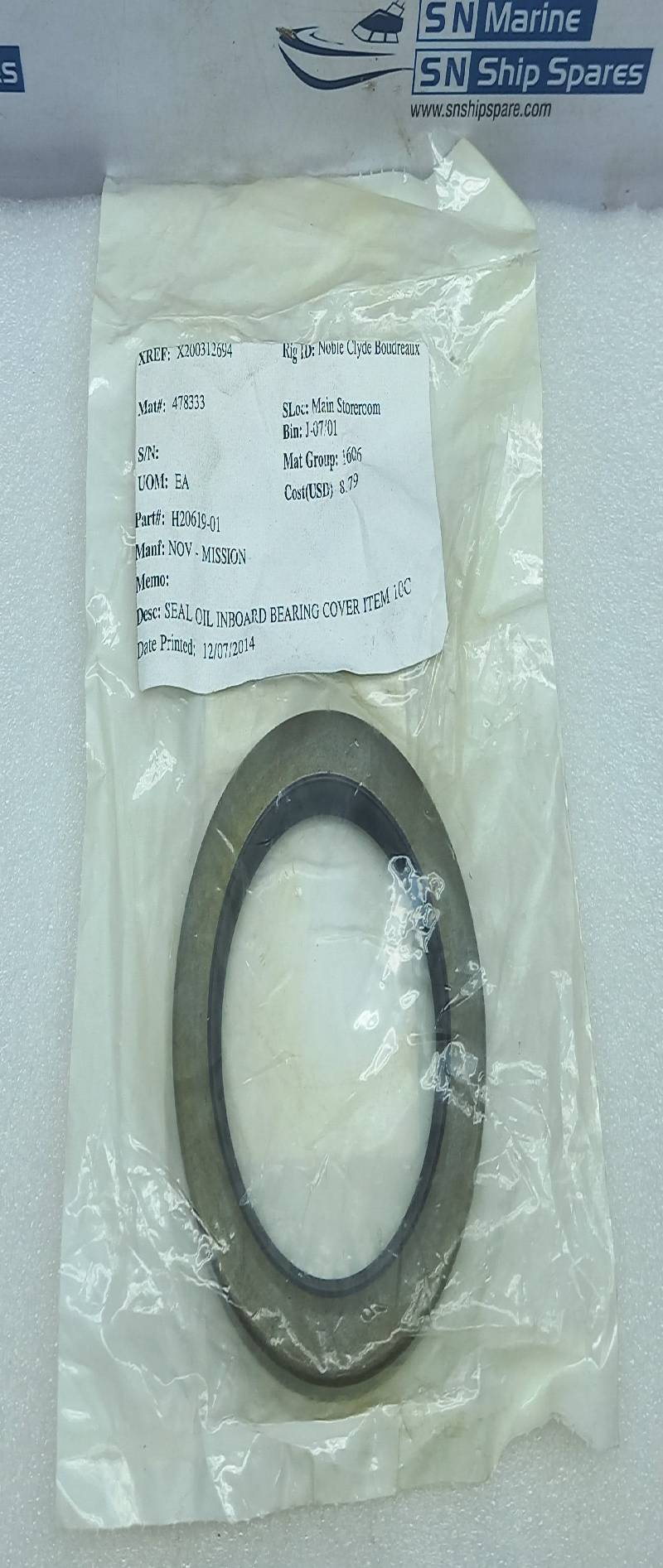 NOV H20619-01 Oil Seal 5PCs In Lot