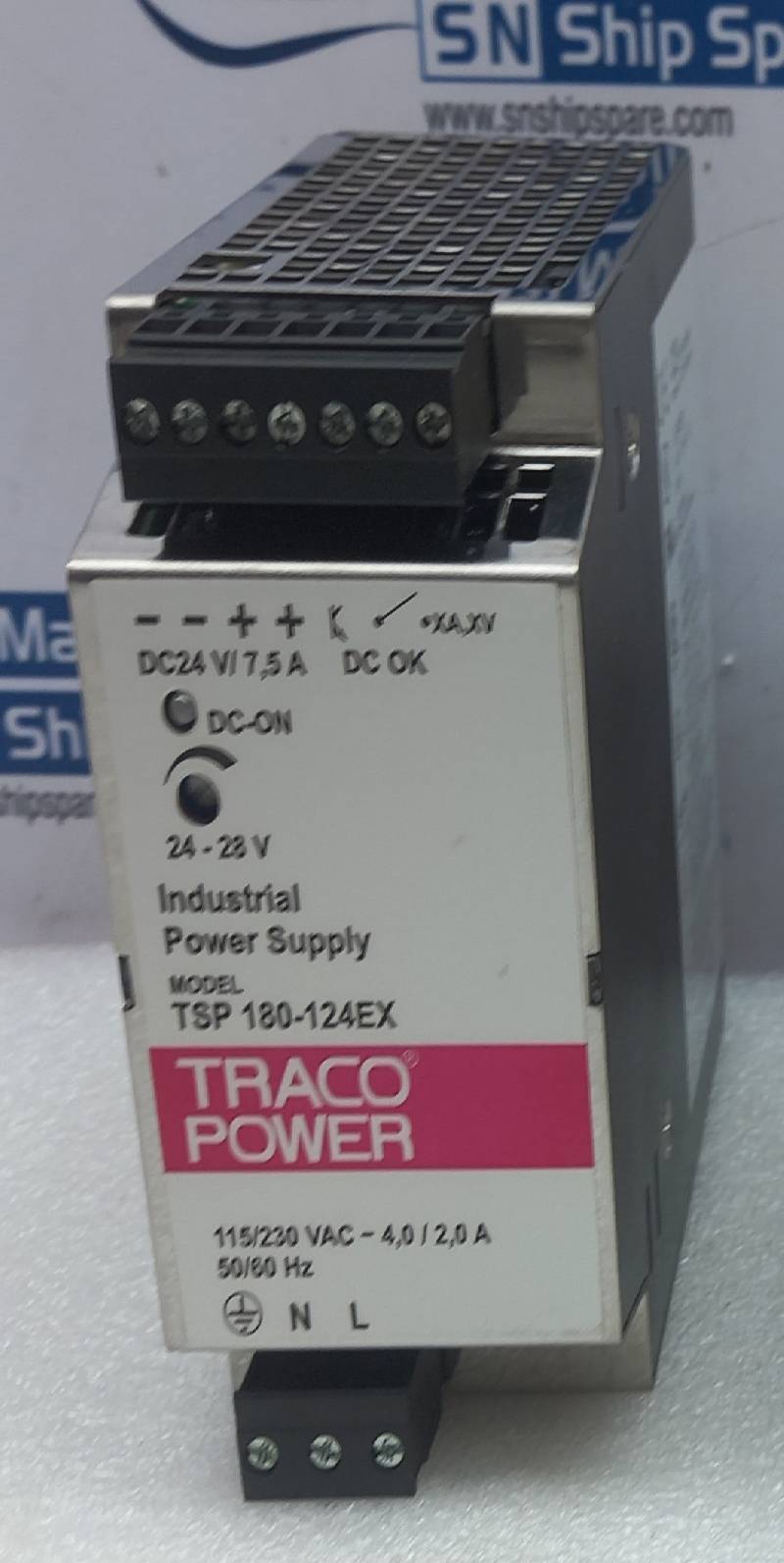 Traco Power TSP 180-124EX Industrial Power Supply 24-28V