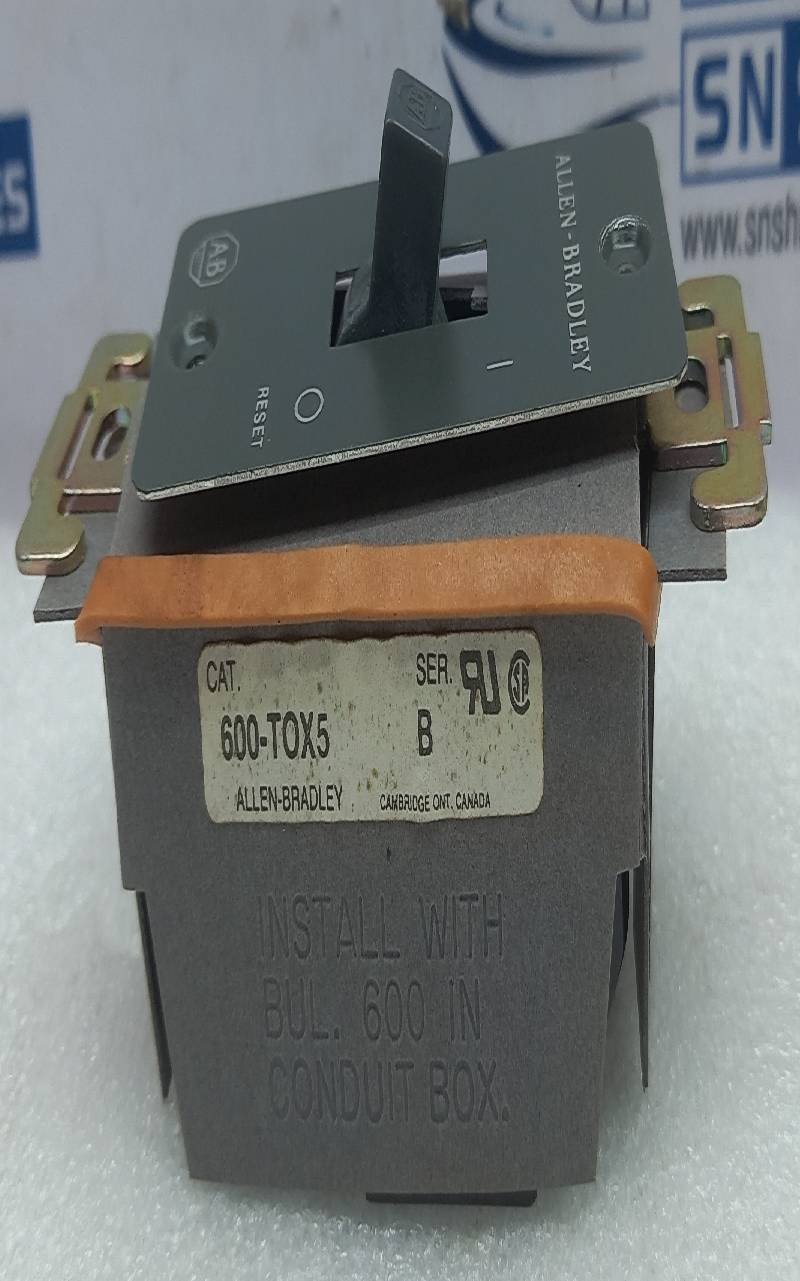 Allen-Bradley 600-TOX5 Manual Starting Electrical Switch SER.B