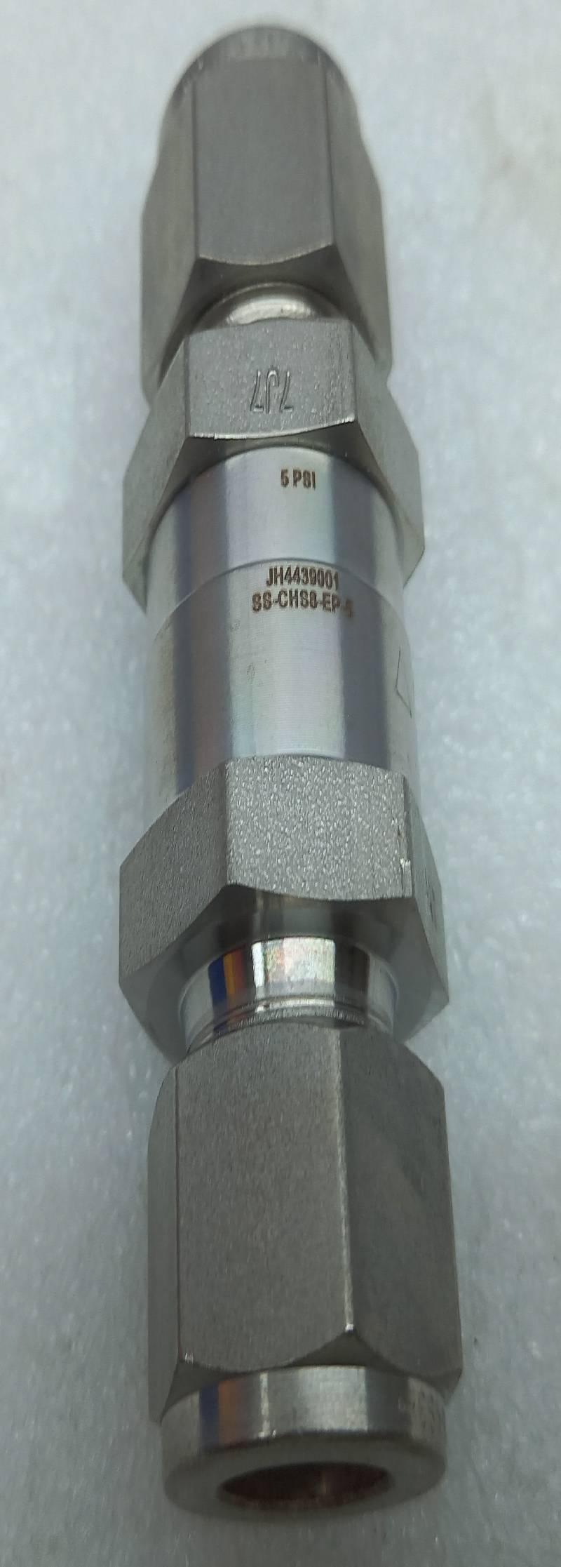 Swagelok SS-CHS8-5 Poppet Check Valve 1/2IN 600Psig