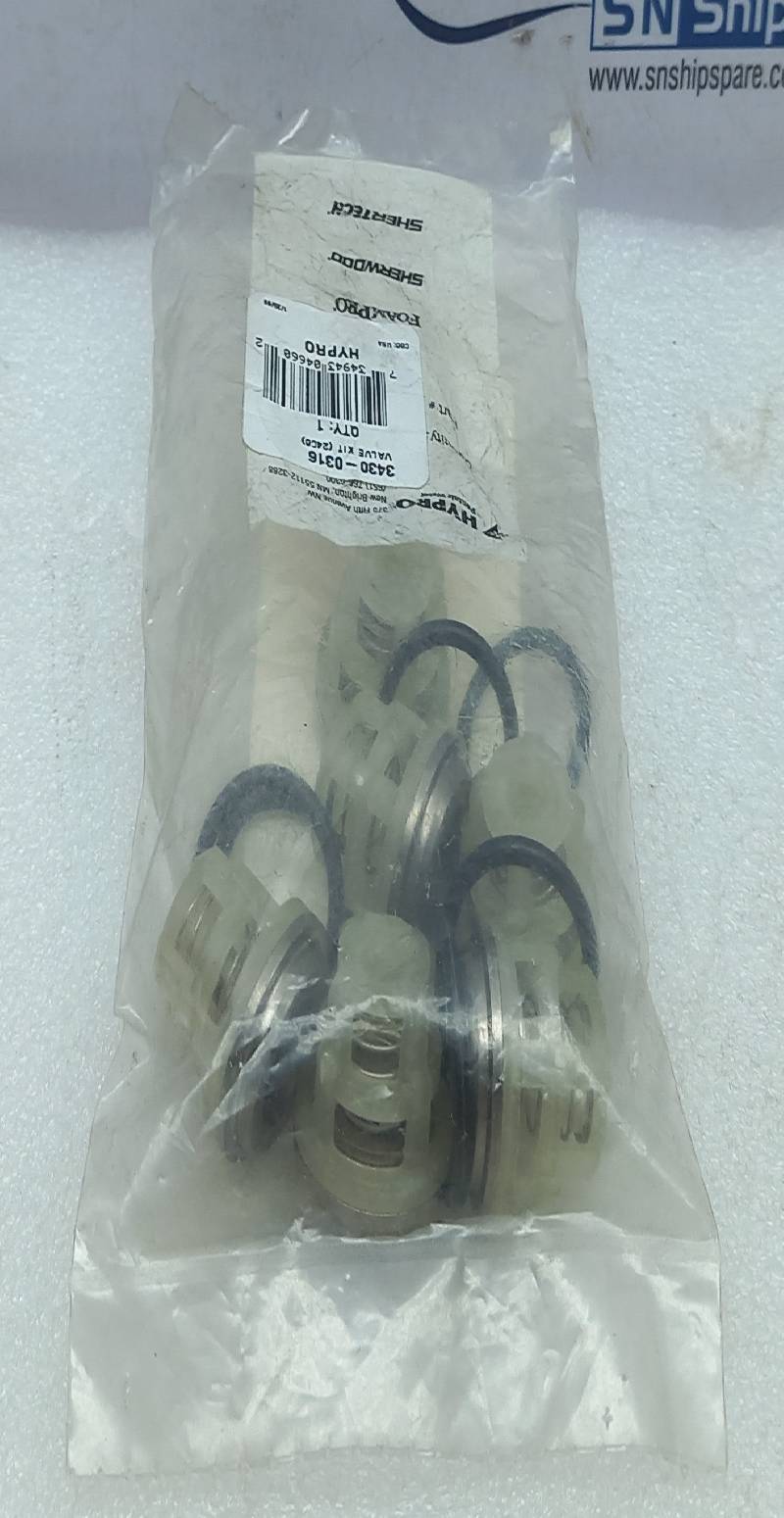 Pentair Hypro 3430-0316 Seal Kit For Model N2005E Power Washer