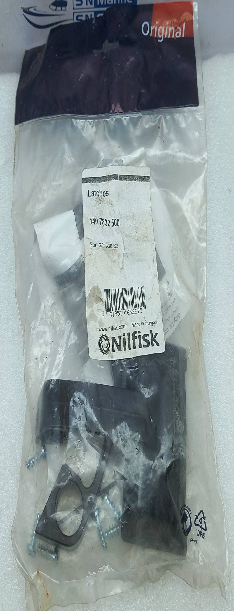 Nilfisk 1407832500 Latches For GD 930/S2