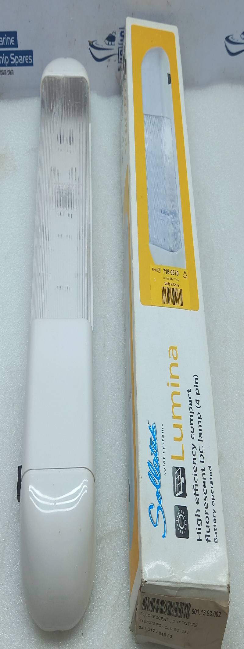 Solltake 96332400 Lumina Florescent Light Fixture 24VDC 7-11W RS 716-0370