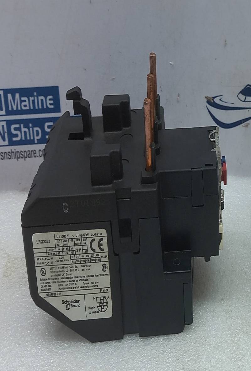 Telemecanique LRD3363 Thermal Overload Relay Class 10A Square D