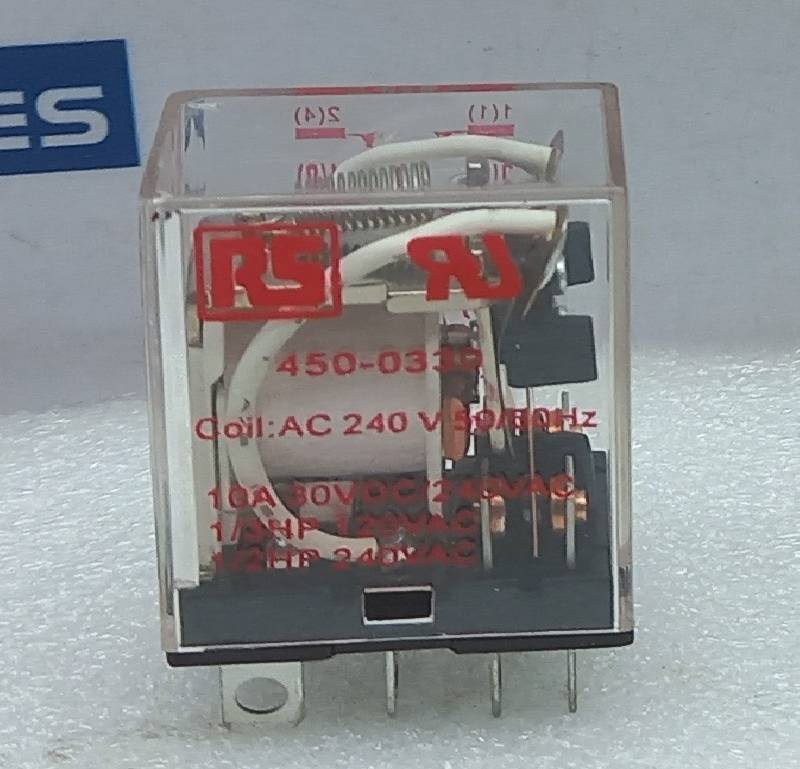 RS Components 450-0330 DPCO Relay 10A 240VAC 50/60Hz