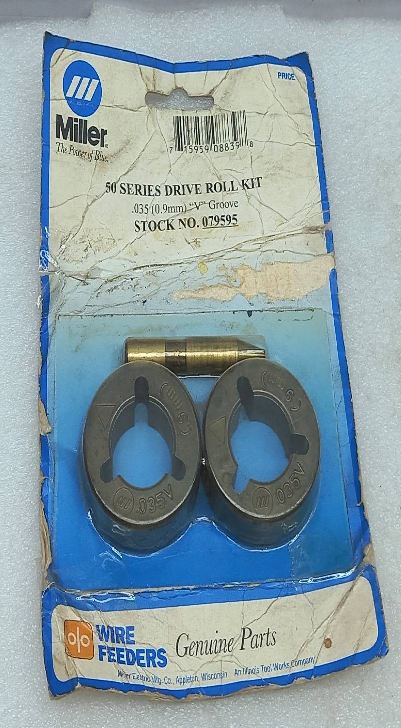 Miller 079595 Drive Roll Kit 50 Series 0.35(0.9mm) “V” Groove Wire Feeders