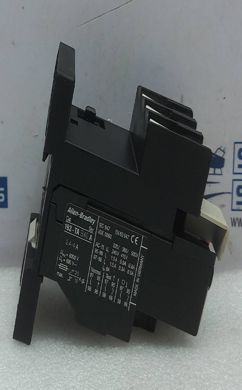 Allen-Bradley 193-TA B40 Overload Relay Ser A 2.4-4A